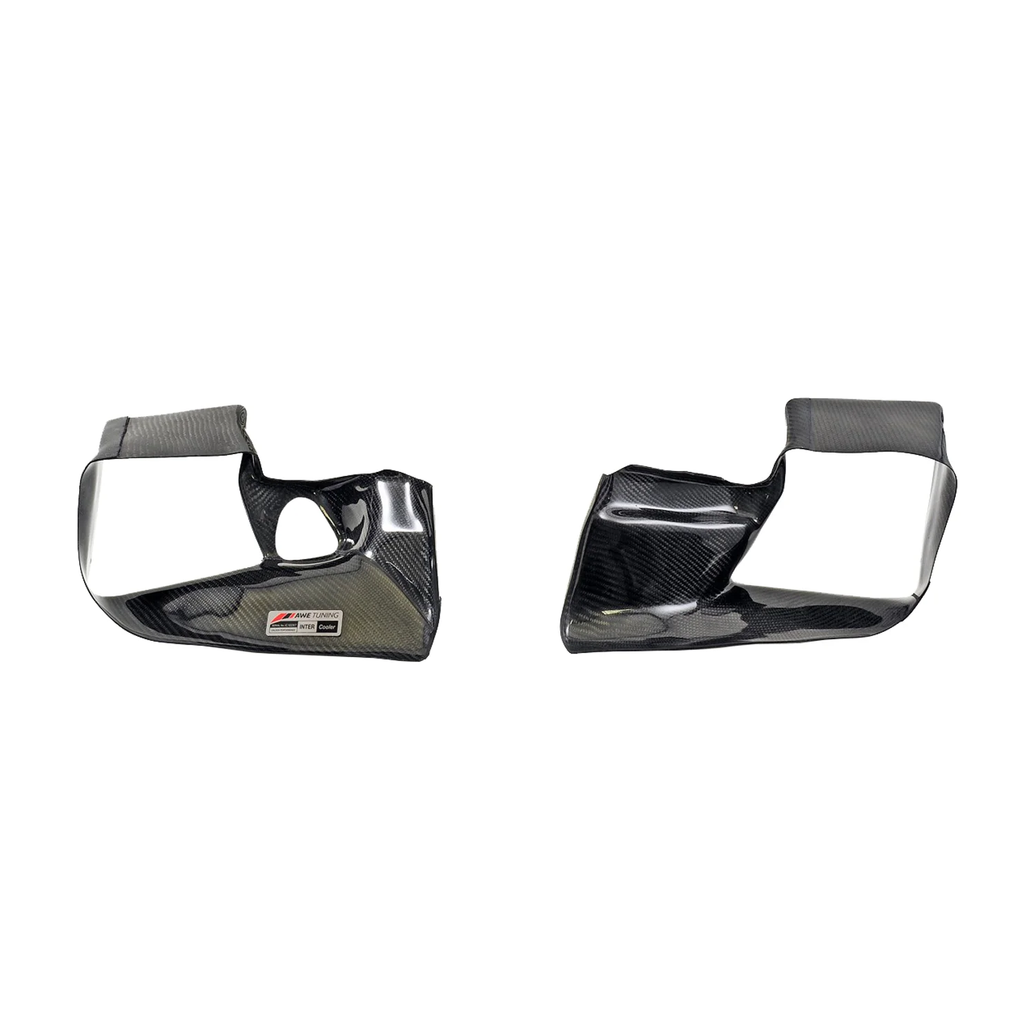 AWE Tuning Audi 2.7T Intercooler Carbon Fiber Shrouds - Shrouds Only Set of Two main image 1