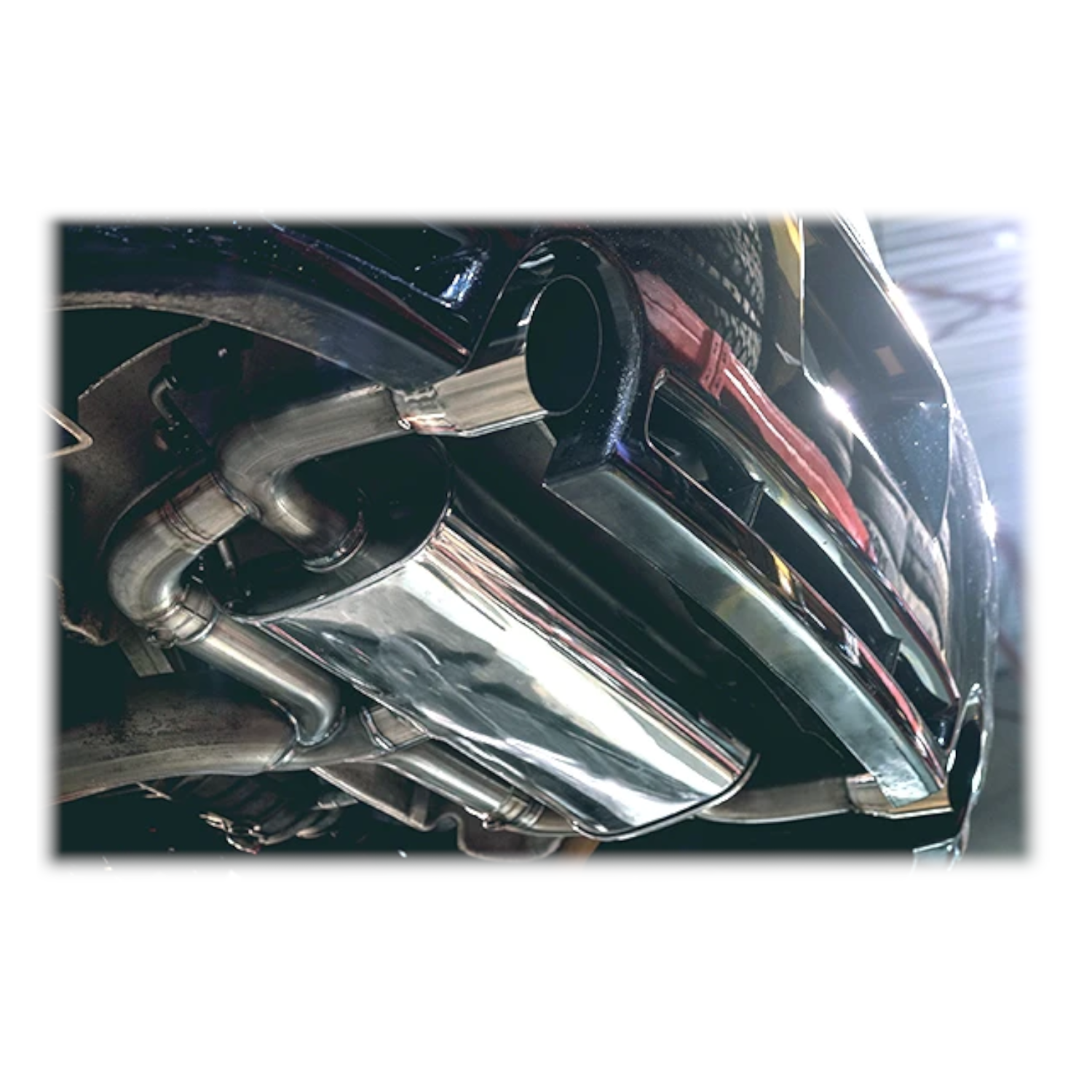 aFe 2-1/2in SS Cat-Back Exhaust w/ Dual Tips | VW R32 MKV (49-36408-P)