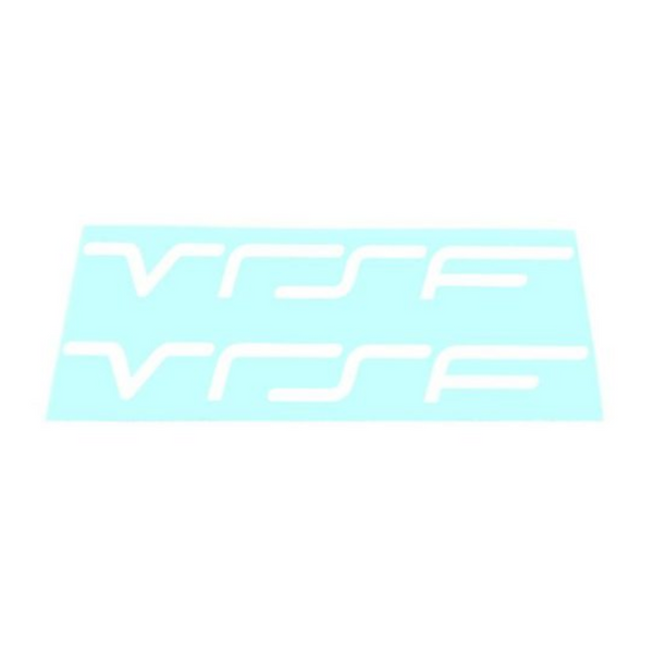 VRSF 7" White Window Logo Decals