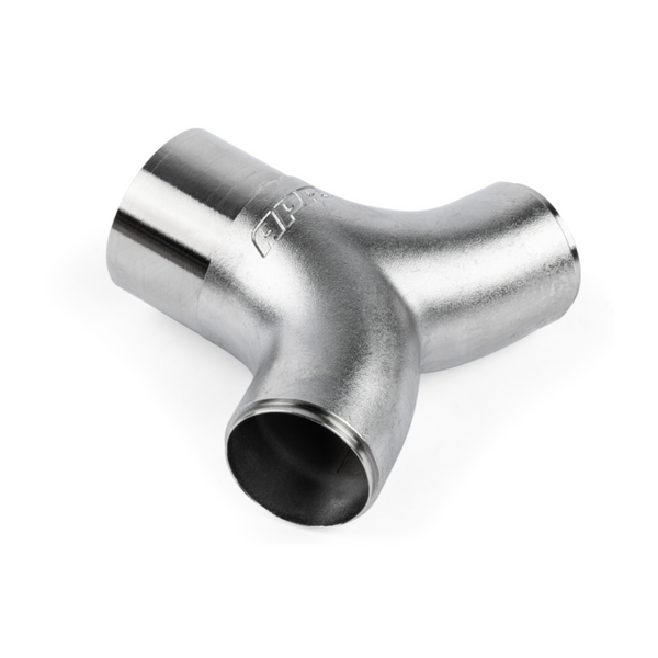 APR 3" (76mm) to 2.5" (63.5mm) Cast Stainless Steel Exhaust Y Splitter