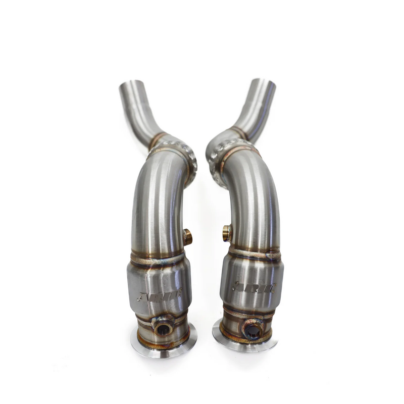 ARM Motorsports 3" Catted Downpipes | F07 · F10 550i · F06 · F12 · F13 650i · Alpina B6 · F01 · F02 750i 750Li Alpina B7 · G11 750i · G30 M550i · G14 · G15 · G16 M850i · G05 X5 M50i · G06 X6 M50i · G07 X7 M50i