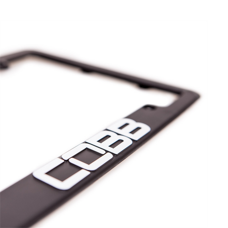 COBB Black License Plate Frame