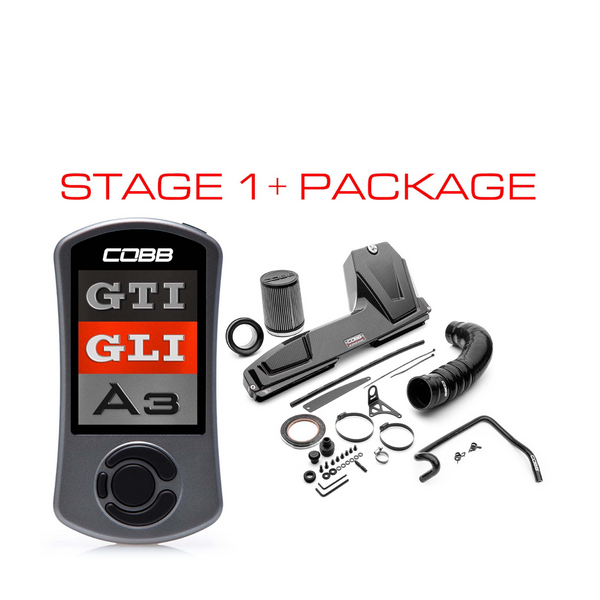 COBB Stage 1+ Redline Carbon Fiber Power Package | MK7 GTI · GLI · 8V A3 | 2.0L Turbo I4