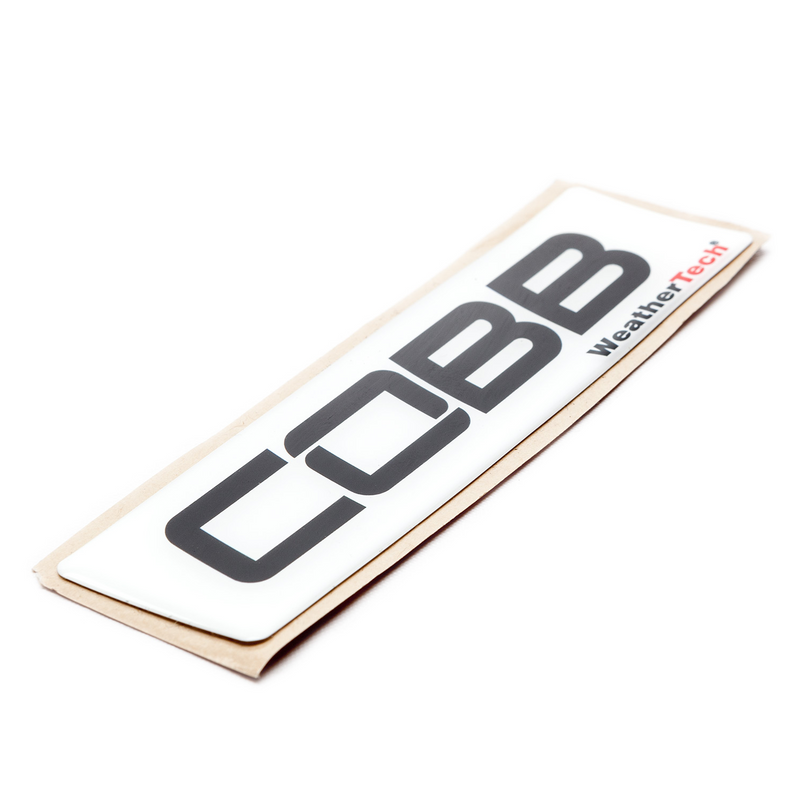 COBB X WeatherTech FloorLiner Badge