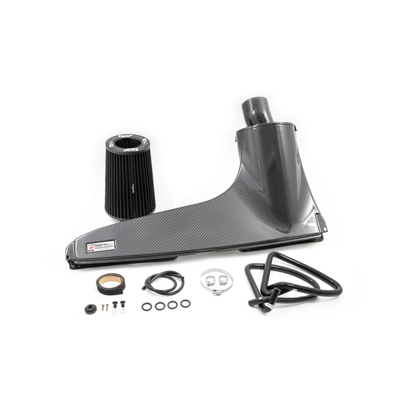 Forge Motorsport Carbon Fiber Induction Intake Kit | MK7 Golf · Sportwagen · Alltrack · GTI · R · GLI · MK2 Tiguan · 8V A3 · S3 · MK3 TT · TTS | 1.8L Turbo I4 · 2.0L Turbo I4