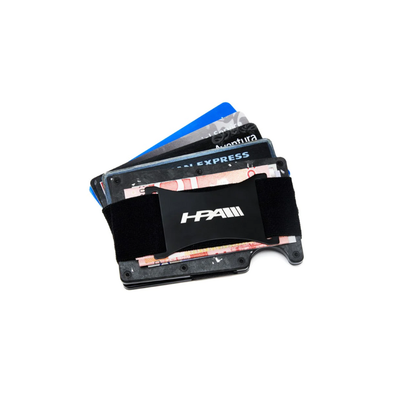 HPA Forged Carbon Fiber & Silver Flake Wallet