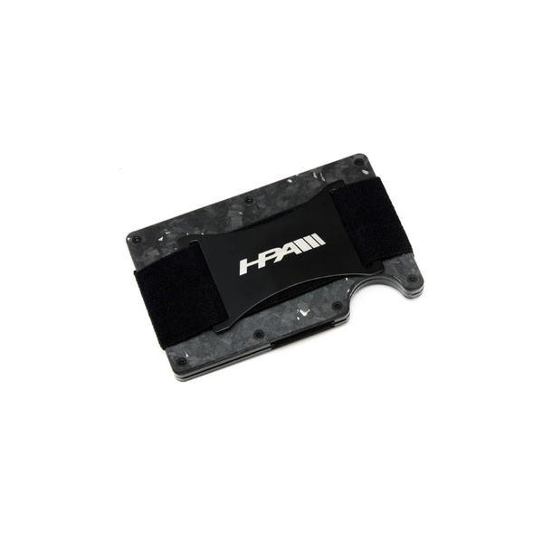 HPA Forged Carbon Fiber & Silver Flake Wallet