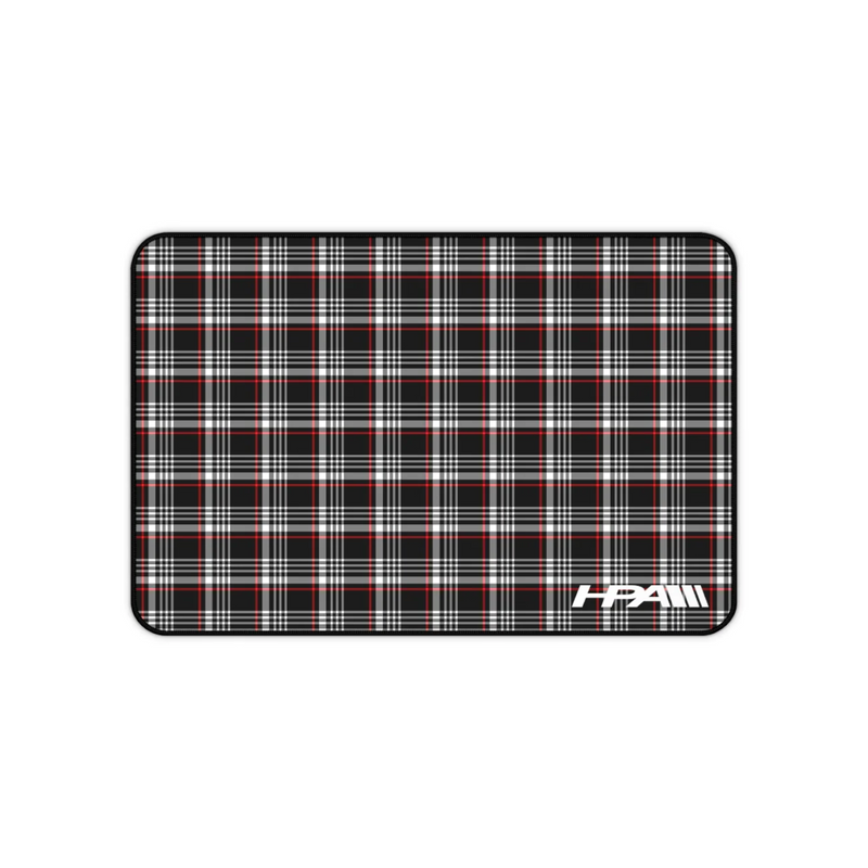 HPA GTI Plaid Red Desk Mat