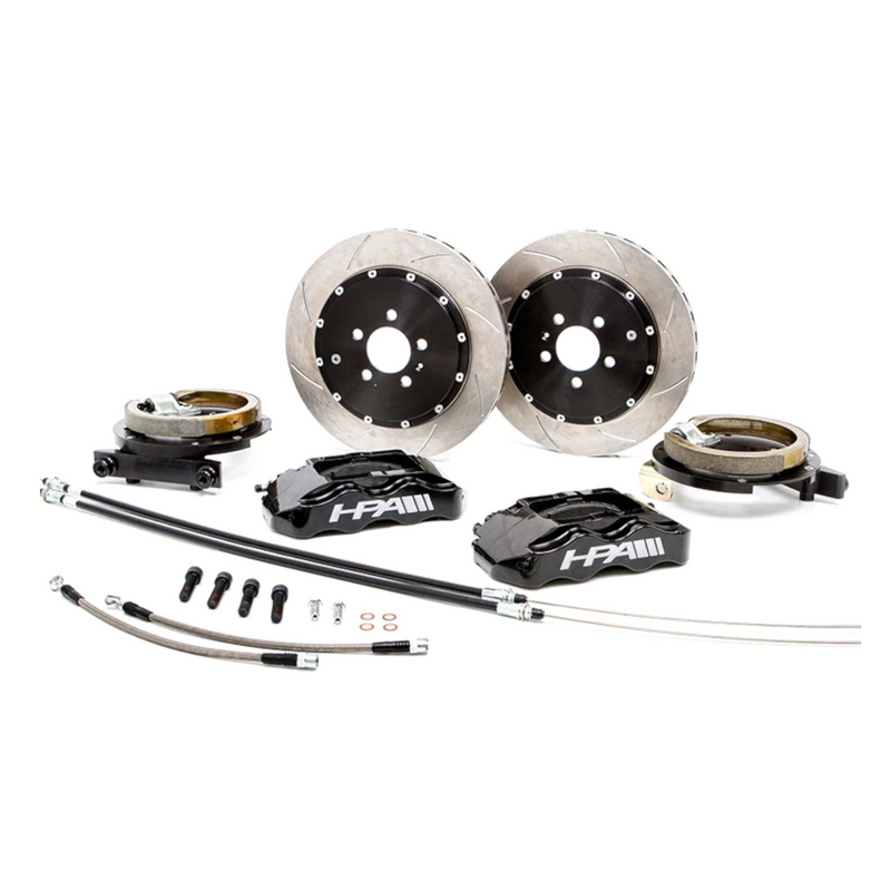 HPA Rear Big Brake Kit | MK5 Golf · GTI · R32 · Jetta · GLI · MK6 Golf · GTI · R · Jetta · GLI · B6 Passat · MK1 CC · MK1 Tiguan · MK2 Beetle · MK1 EOS · 8P A3 · MK2 TT · TTS · TT RS