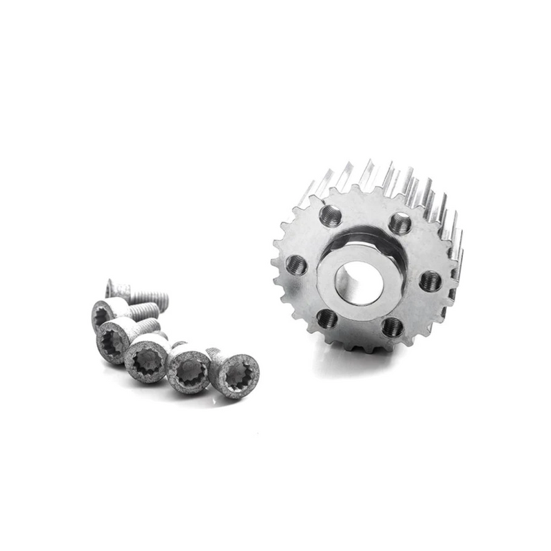 Integrated Engineering Billet FSI Crank Damper Pulley Press Fit Timing Belt Drive Gear | VW · Audi | 1.8L Turbo I4 · 2.0L Turbo I4 [FSI]