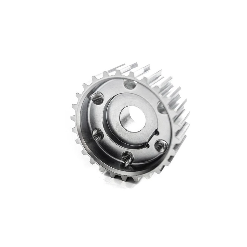 Integrated Engineering Billet FSI Crank Damper Pulley Press Fit Timing Belt Drive Gear | VW · Audi | 1.8L Turbo I4 · 2.0L Turbo I4 [FSI]