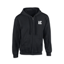 Integrated Engineering Black Full Zip Logo Hoodie