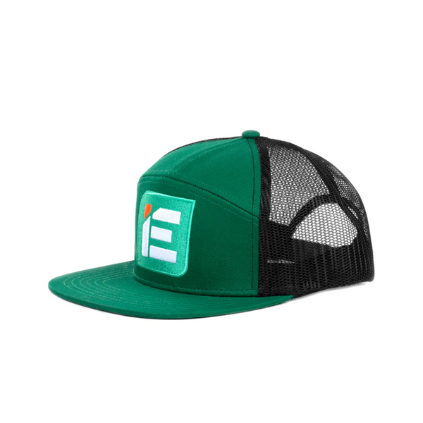 Integrated Engineering Green 7 Panel Snapback Hat