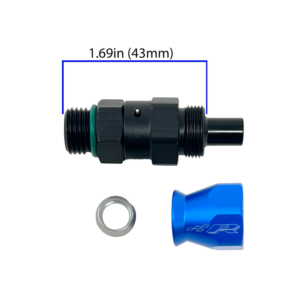 Precision Raceworksfuel Line Precision Raceworks 6AN PTFE to 6AN ORB Swivel Fuel Line Fitting | VW ...