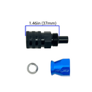 Precision Raceworks 6AN to 7.89mm Female Quick Connect PTFE Fuel Line Fitting | VW · Audi · BMW