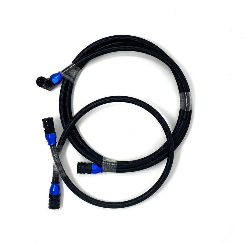 Precision Raceworks OEM Filter 6AN Fuel Line & Flex Fuel Sensor Connection | F22 · F23 M240i · F30 · F34 340i · F32 · F33 · F36 440i