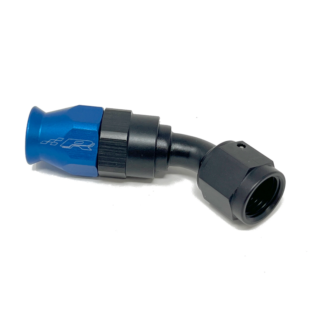 Precision Raceworksfuel Line Precision Raceworks PTFE to 45 Degree 6AN Female Flare Fuel Line Fitti ...