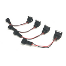 Precision Raceworks ROW to EV1 Injector Adapters | MK7 Golf · Sportwagen · Alltrack · GTI · R · MK6 Jetta · GLI · MK7 GLI · MK2 Beetle · MK1 Arteon · MK1 Atlas · 8V A3 · S3 · MK3 TT · TTS · F3 Q3 | 1.8L Turbo I4 · 2.0L Turbo I4