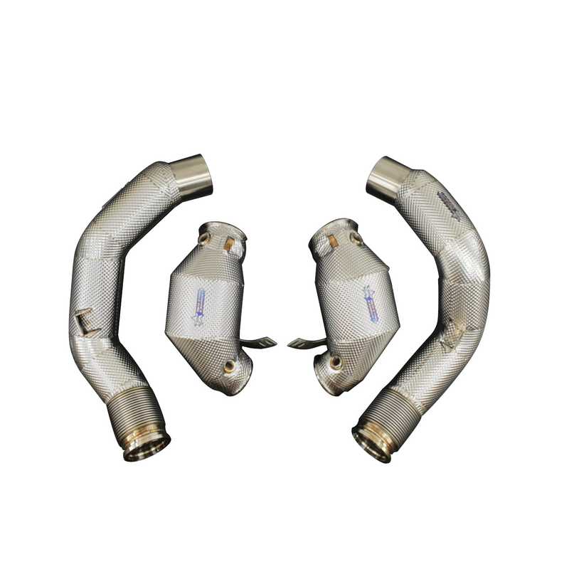RedStar Exhaust Complete Downpipe System | F95 X5 M · F96 X6 M | 4.4L Turbo V8 [S63]
