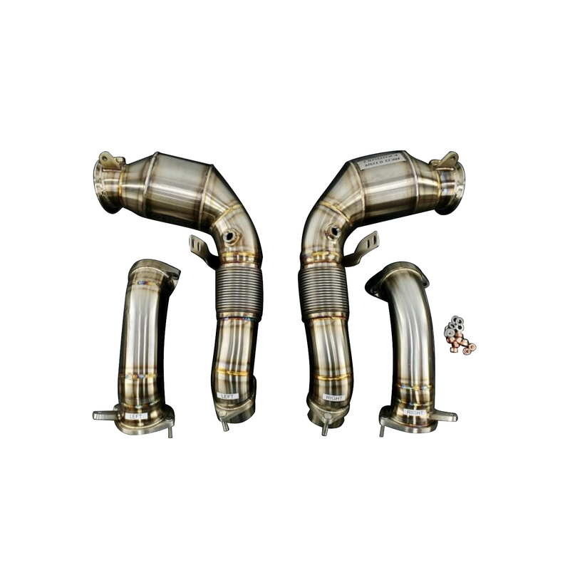 RedStar Exhaust Complete Downpipe System | G05 X5 M60i · G06 X6 M60i · G07 X7 M60i | 4.4L Turbo V8 [N63]