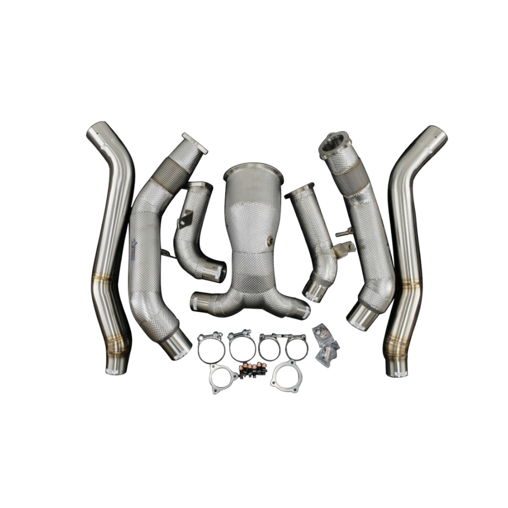 RedStar Exhaust Downpipe & Resonator Delete System C8 A6 · A7 3.0L