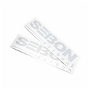 SEIBON Silver Reflective Decals
