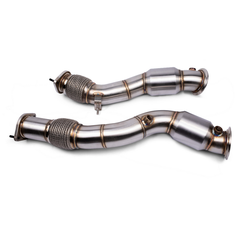 VRSF 3.5" Cast Stainless Steel Downpipes | F97 X3 M · F98 X4 M