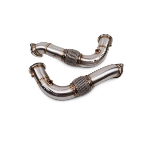 VRSF 3.5" Cast Stainless Steel Racing Downpipes | E70 X5 M · F85 X5 M · E71 X6 M · F86 X6 M