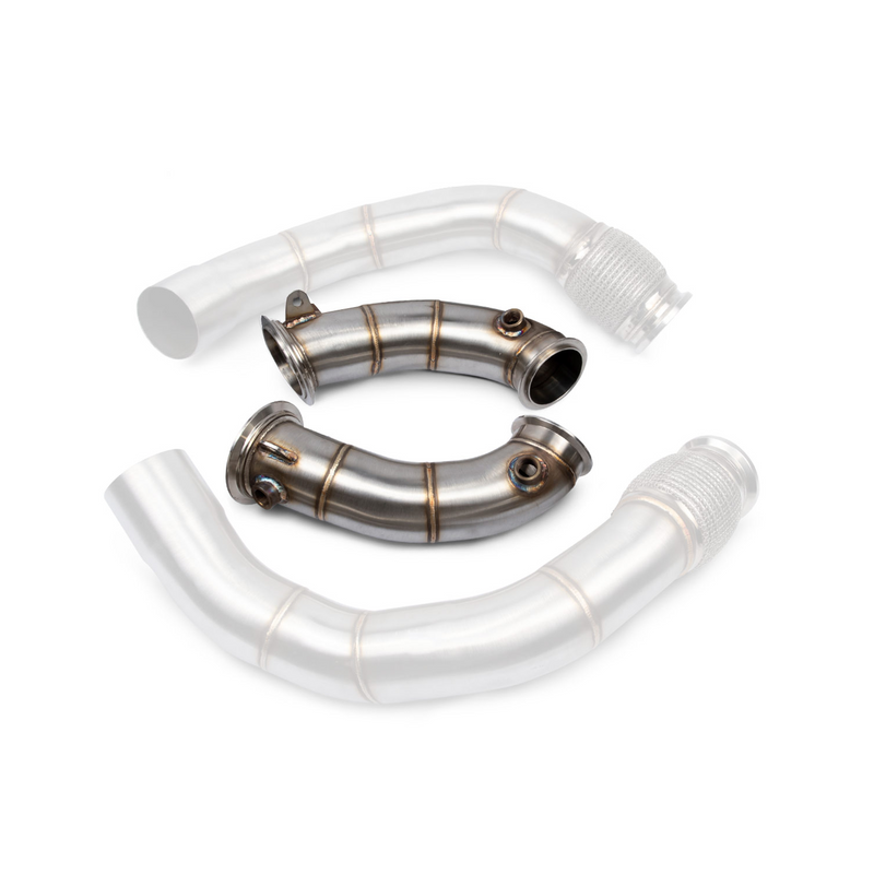 VRSF 3.5" Cast Stainless Steel Racing Downpipes | F90 M5 · M5 Competition · F91 · F92 · F93 M8 · M8 Competition