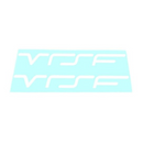 VRSF 7" White Window Logo Decals