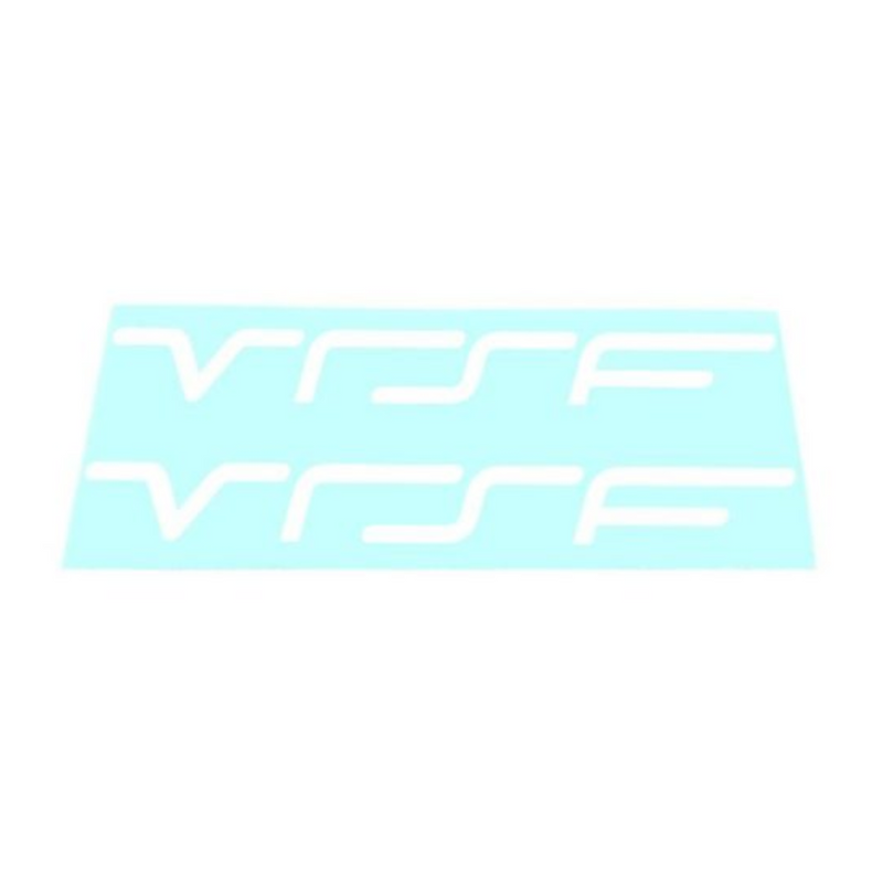 VRSF 7" White Window Logo Decals